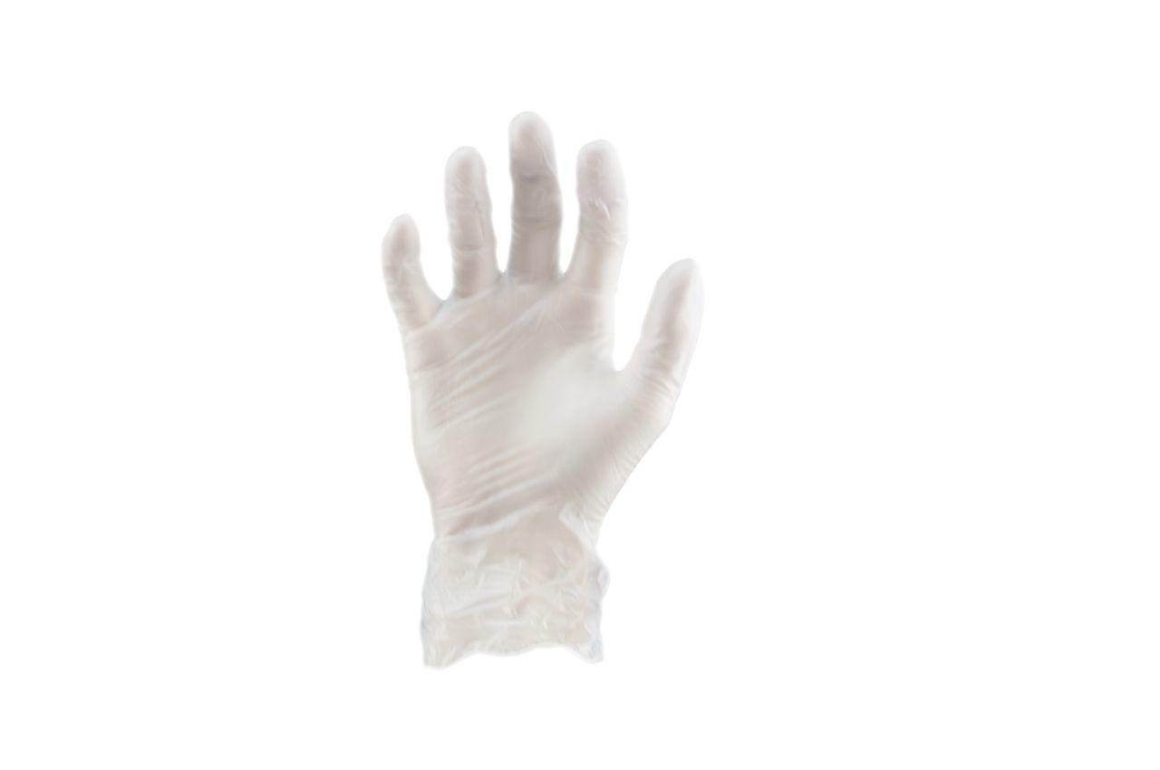 Перчатки Алиско - медицинские белые (M) (в пачке 100 перчаток) zoom 1