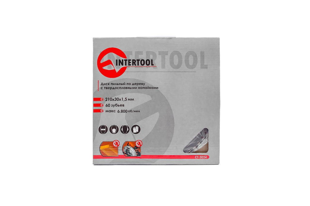 Диск пильный Intertool - 210 х 60T х 30 мм 3