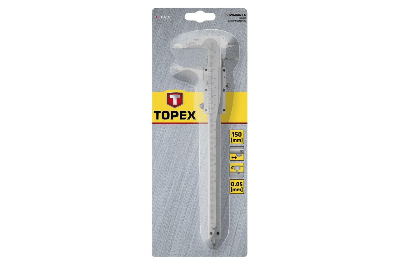 Штангенциркуль Topex - 150 мм цена деления 0,05 мм 2