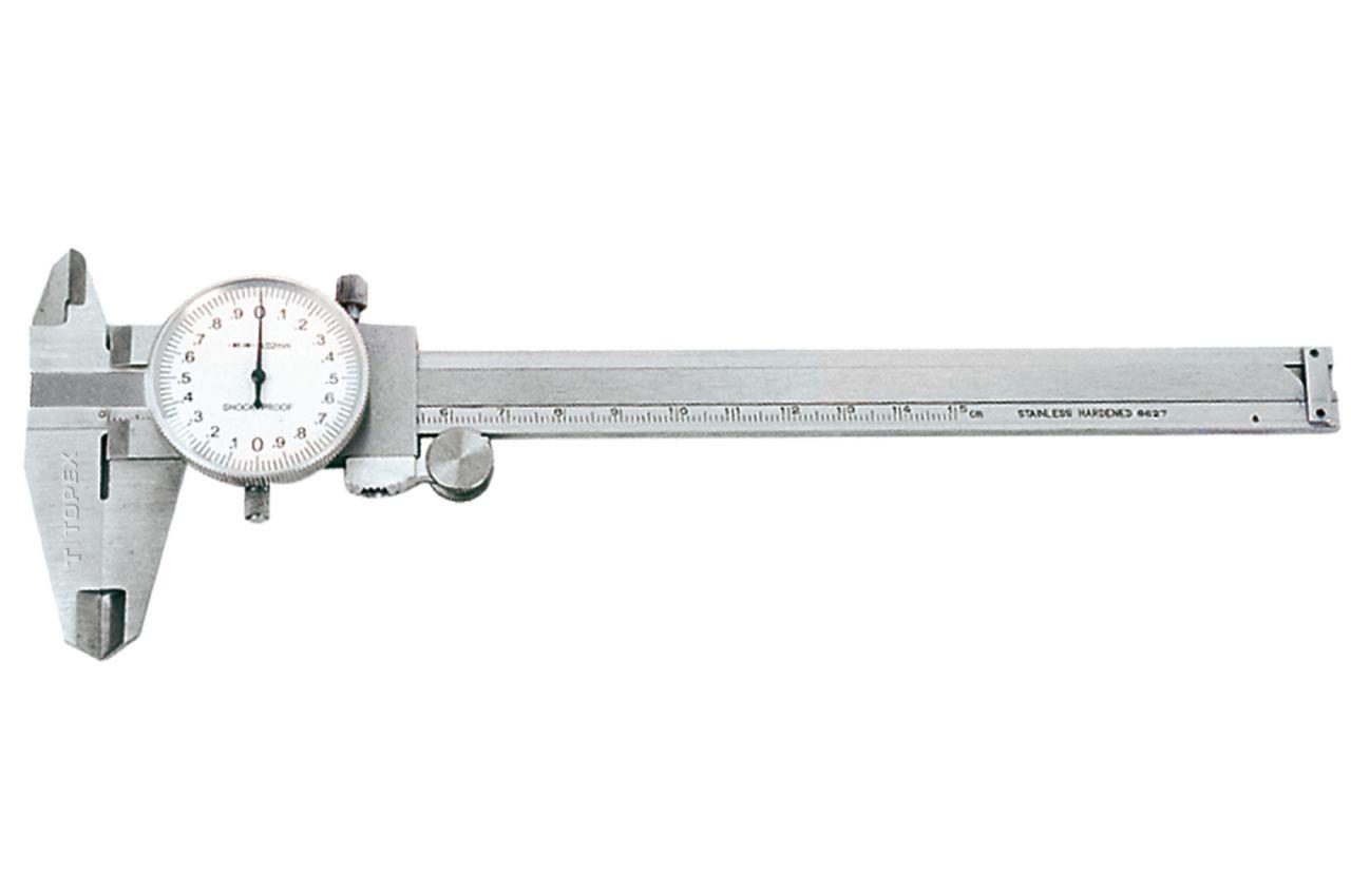 Штангенциркуль Topex - 150 мм аналоговый, цена деления 0,02 мм 2