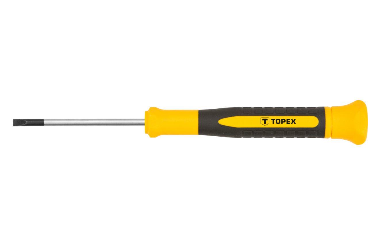 Отвертка Topex - шлицевая прецизионная SL3 х 50 мм 1