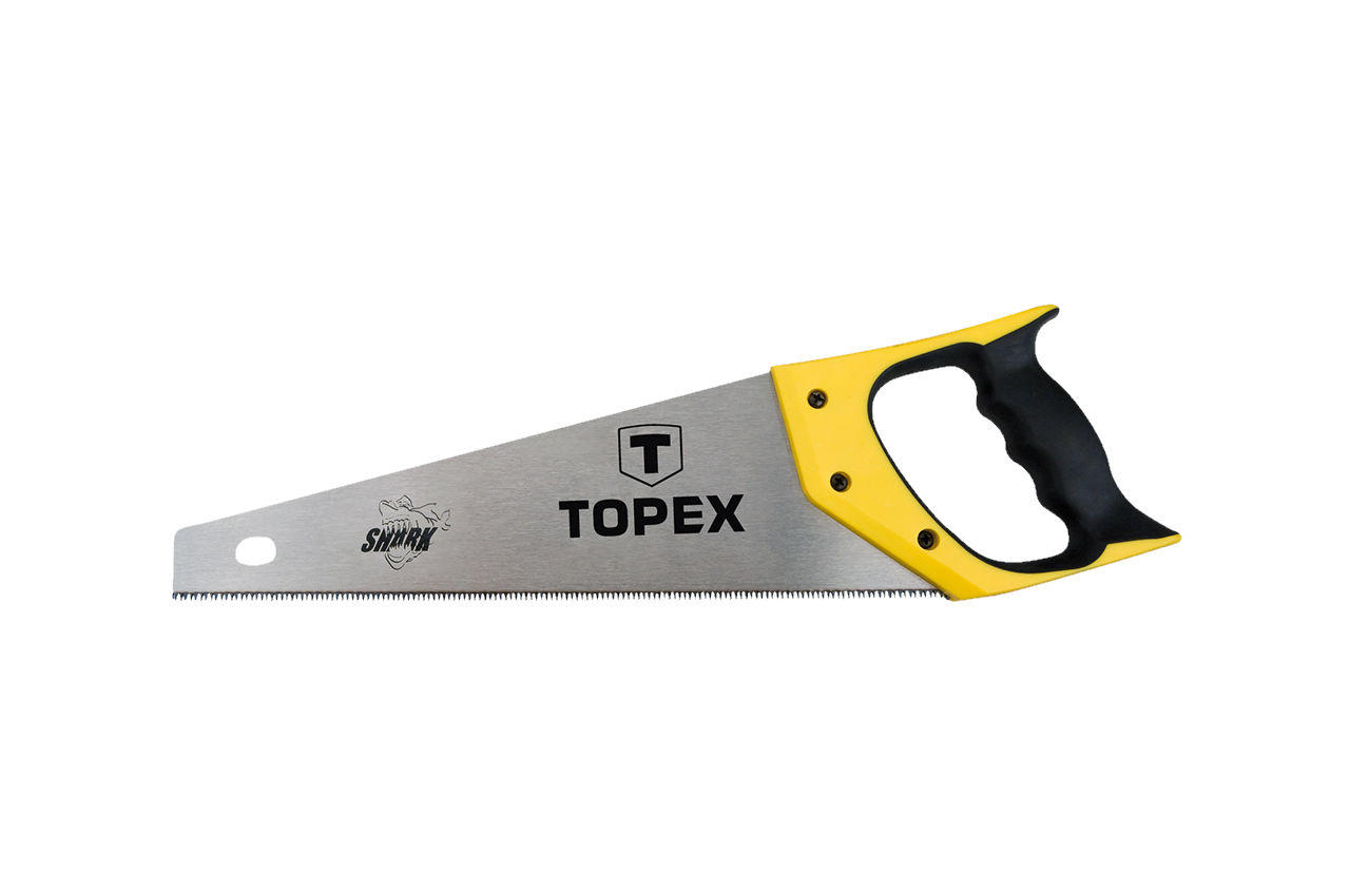 Ножовка по дереву Topex - 400 мм 7T х 1, тройная заточка Shark 1