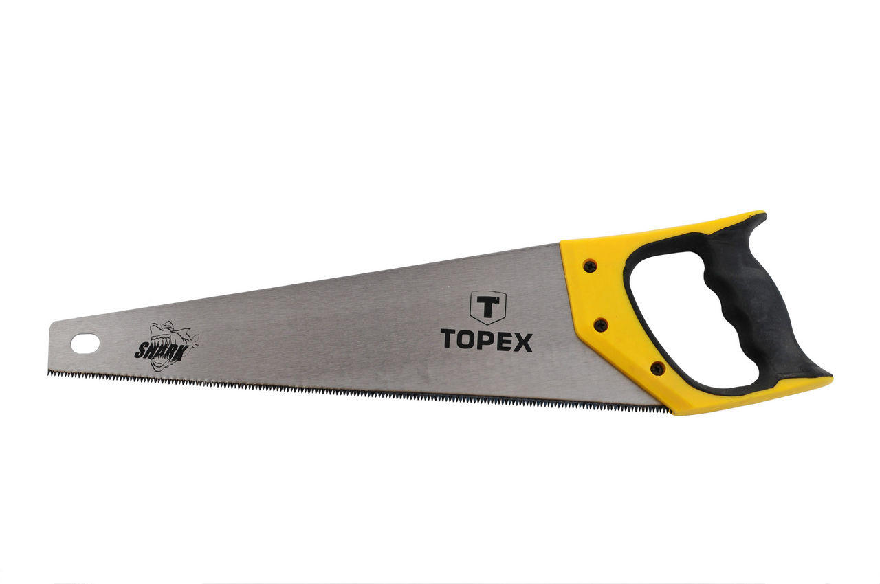 Ножовка по дереву Topex - 400 мм 11T х 1, тройная заточка Shark 1