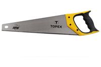 Ножовка по дереву Topex - 400 мм 11T х 1, тройная заточка Shark