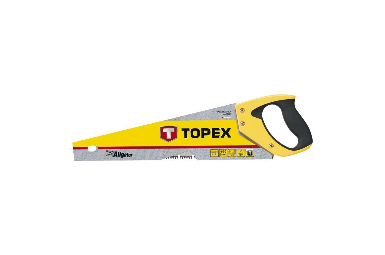 Ножовка по дереву Topex - 400 мм 7T х 1 x 3D Aligator 2