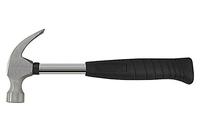 Молоток-гвоздодер Intertool - 450 г ручка металл