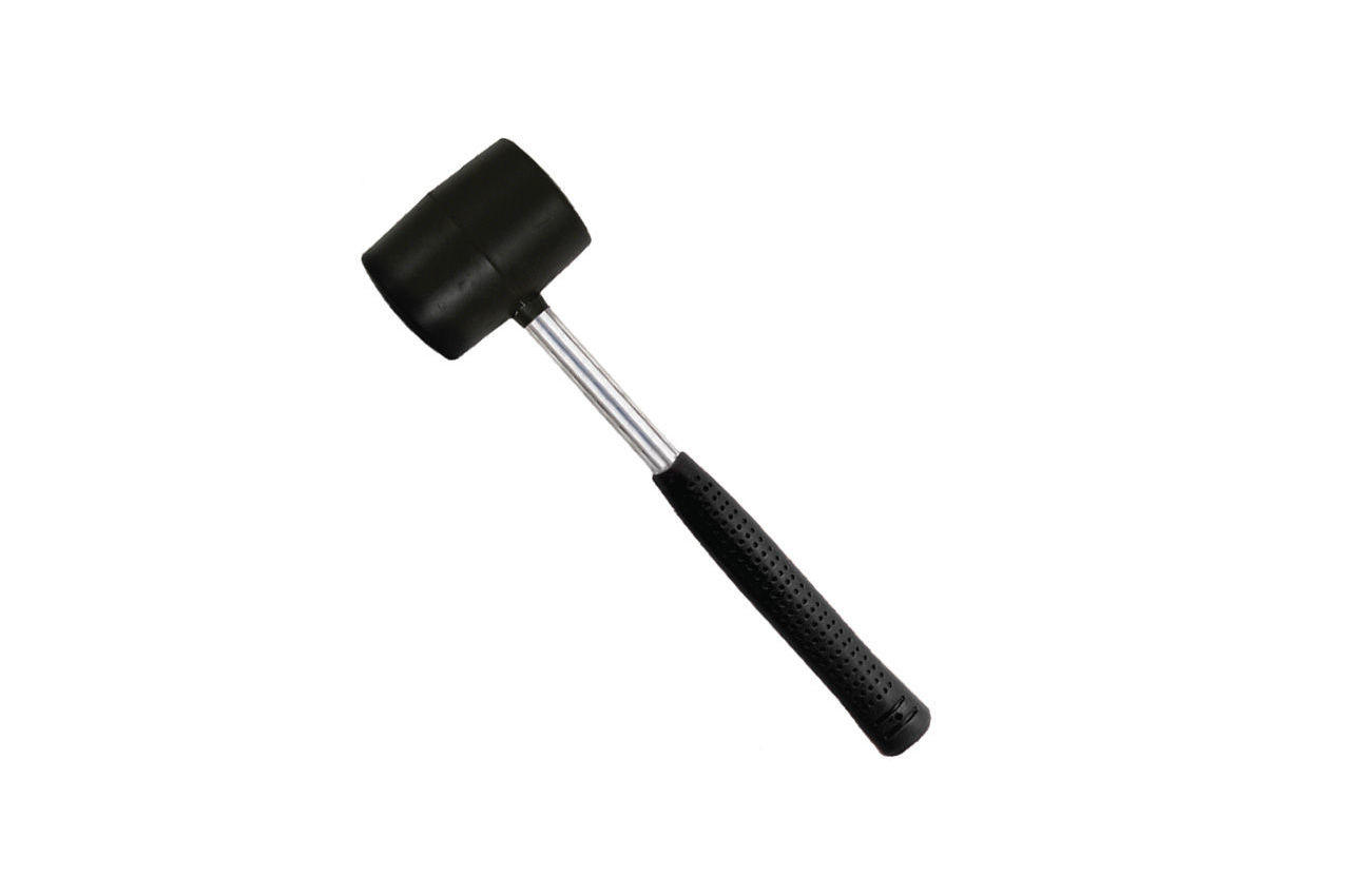 Киянка Intertool - 340 г х 55 мм черная, ручка металл 1