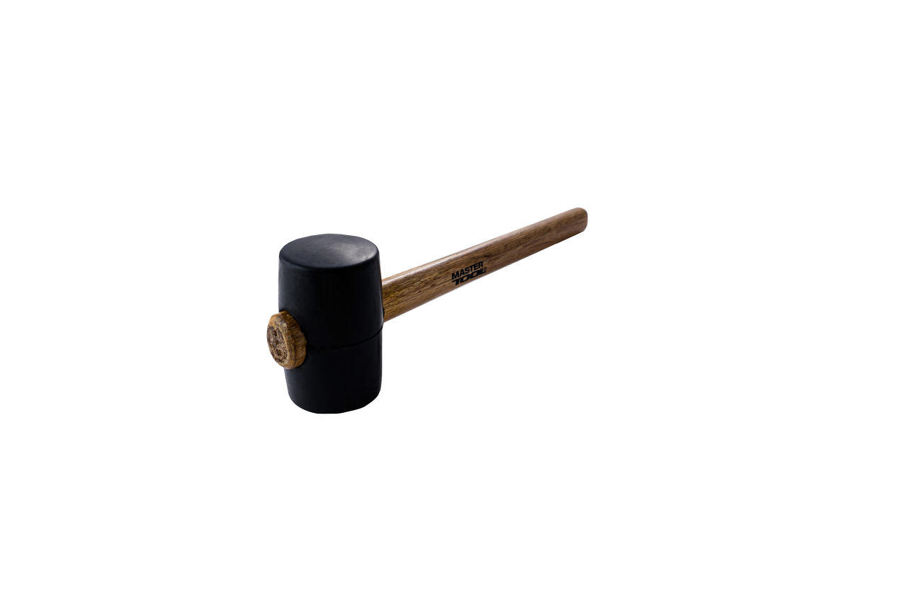 Киянка Mastertool - 340 г х 55 мм черная резина, ручка деревянная 2