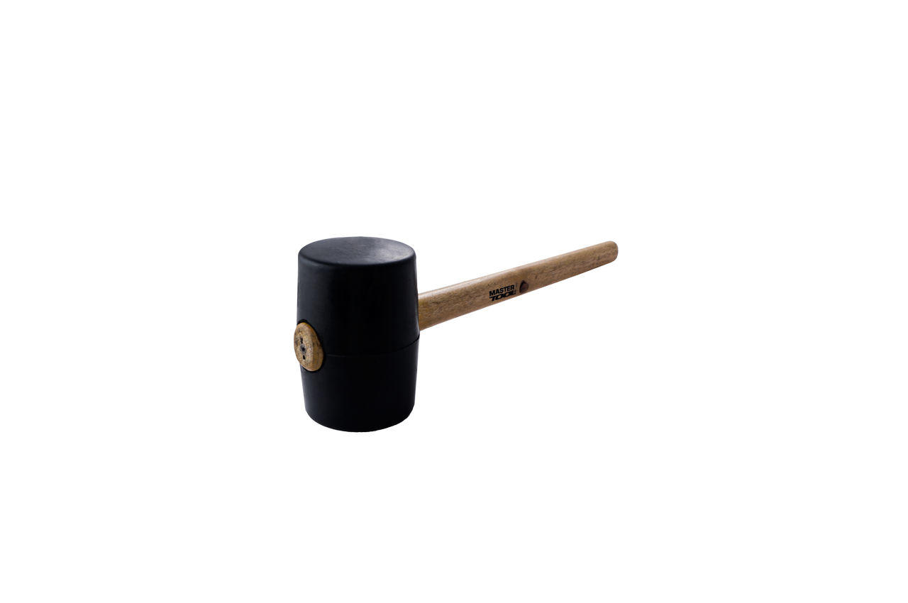 Киянка Mastertool - 900 г х 80 мм черная резина, ручка деревянная 2