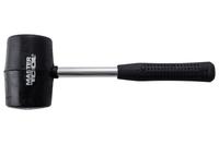 Киянка Mastertool - 680 г х 75 мм черная резина, ручка металл