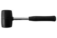 Киянка Miol - 450 г х 60 мм черная резина, ручка металл