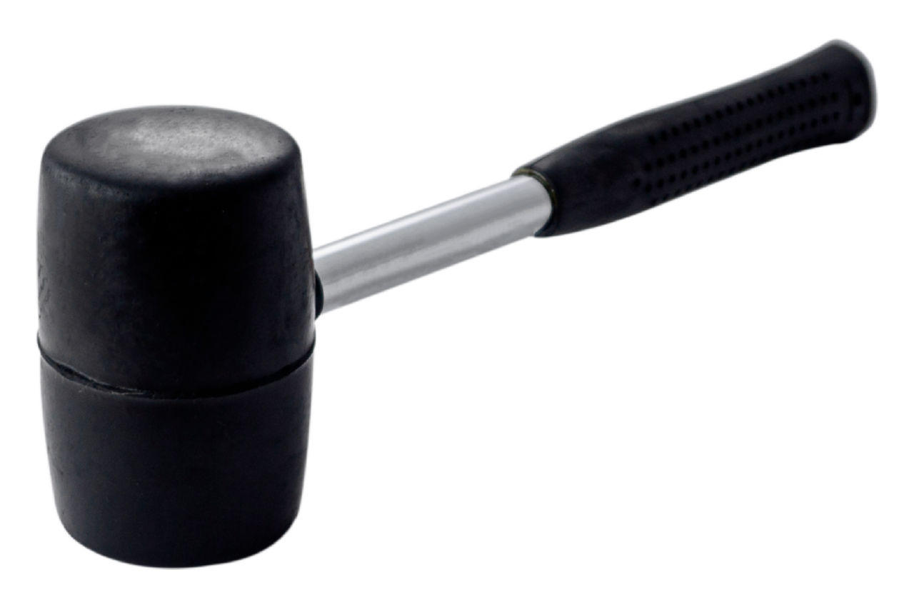 Киянка Miol - 450 г х 60 мм черная резина, ручка металл 2