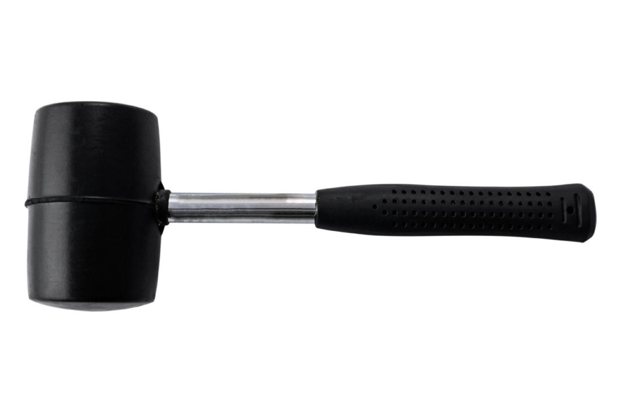 Киянка Miol - 680 г х 75 мм черная резина, ручка металл 1