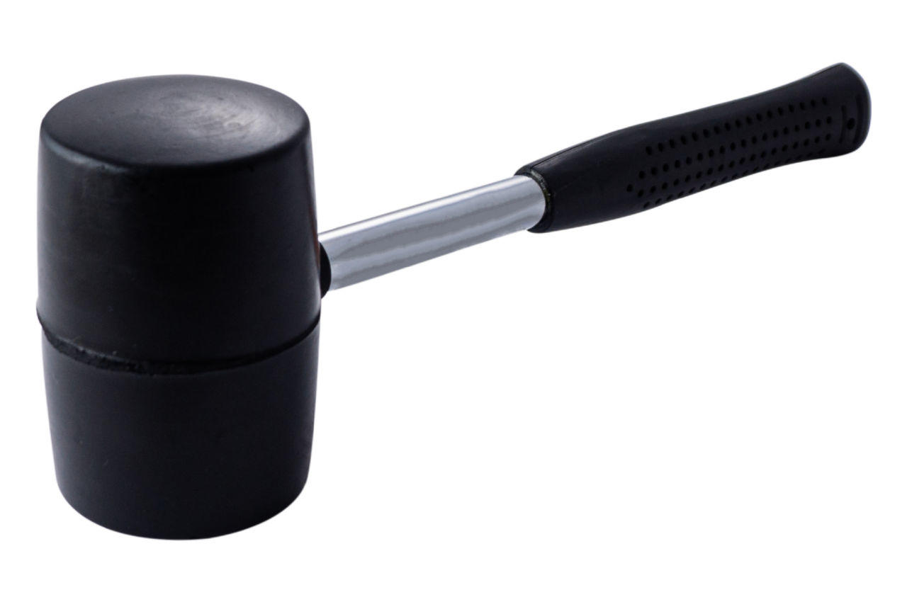 Киянка Miol - 680 г х 75 мм черная резина, ручка металл 2