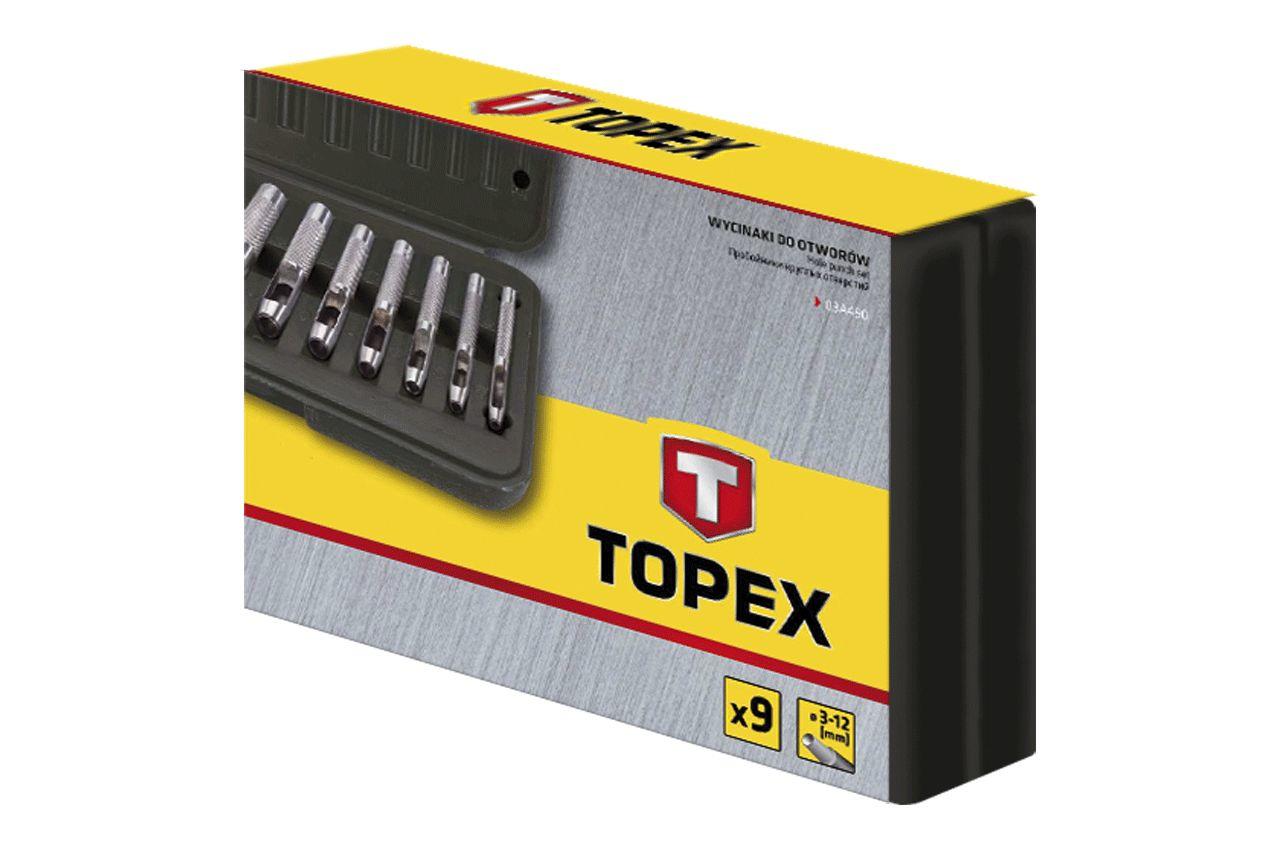 Набор просечек Topex - 9 шт. (3-12 мм) 2