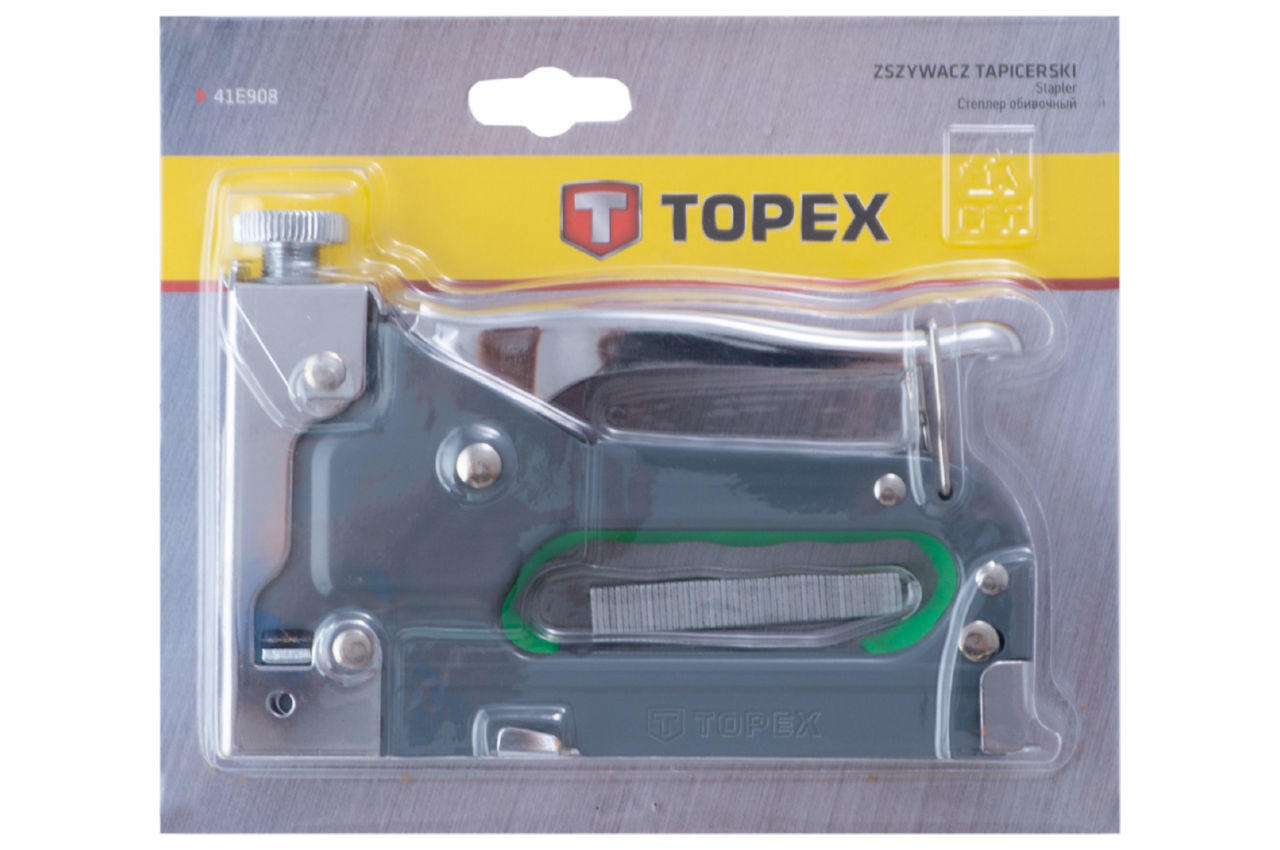 Степлер Topex - 10,6 х 1,2 х 6-14 мм металлический 5