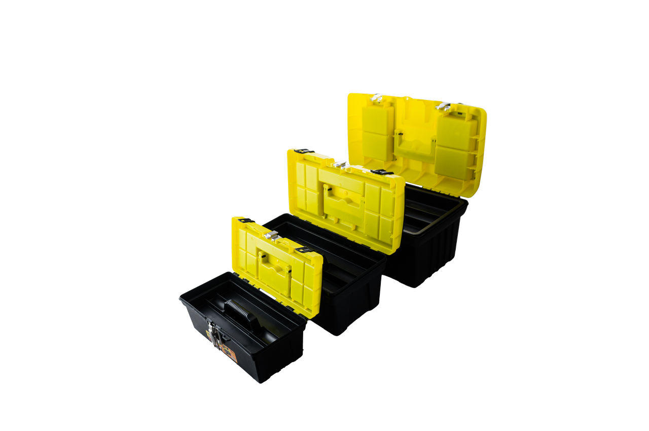 Комплект ящиков Mastertool - 12,5, 16, 19 (3 шт.) желтые 4