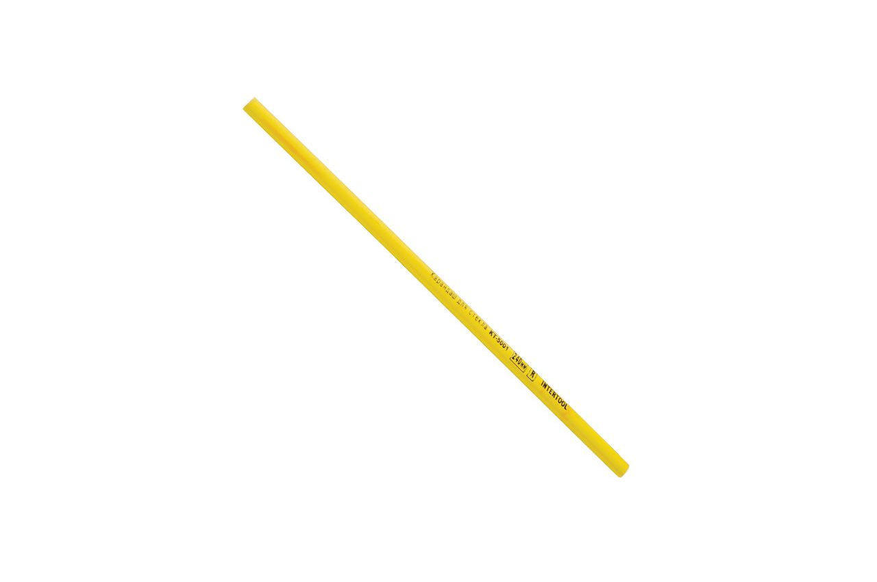 Карандаш Intertool - по стеклу 240 мм (12 шт.) желтый 2