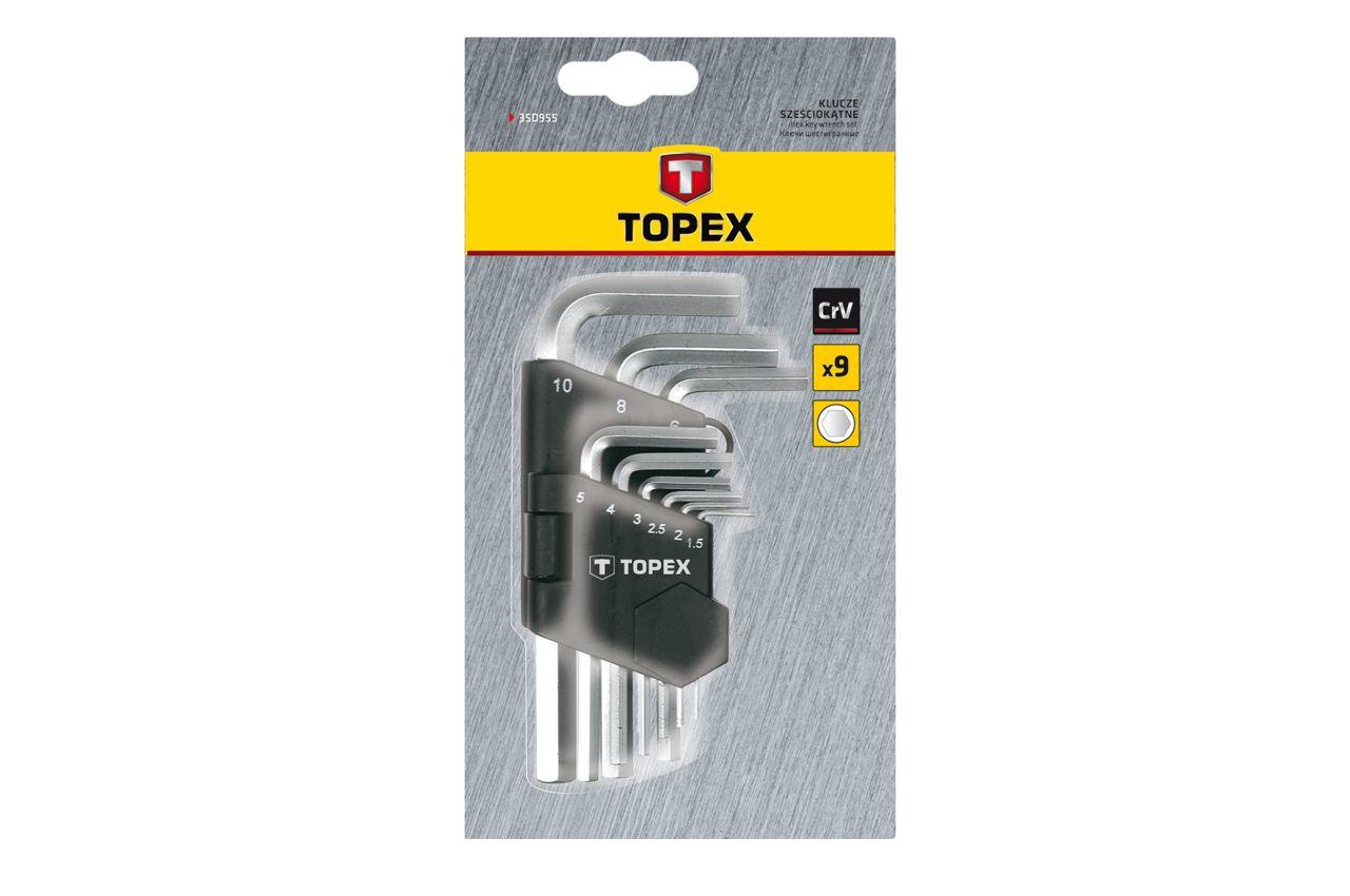 Набор шестигранных ключей Topex - 9 шт. 2