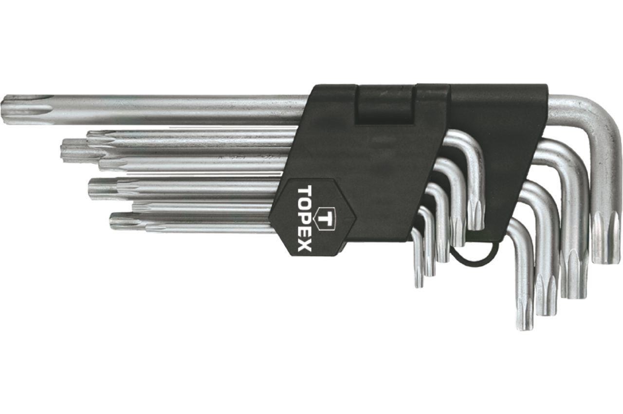 Набор Torx ключей Topex - 9 шт., удлиненные 1