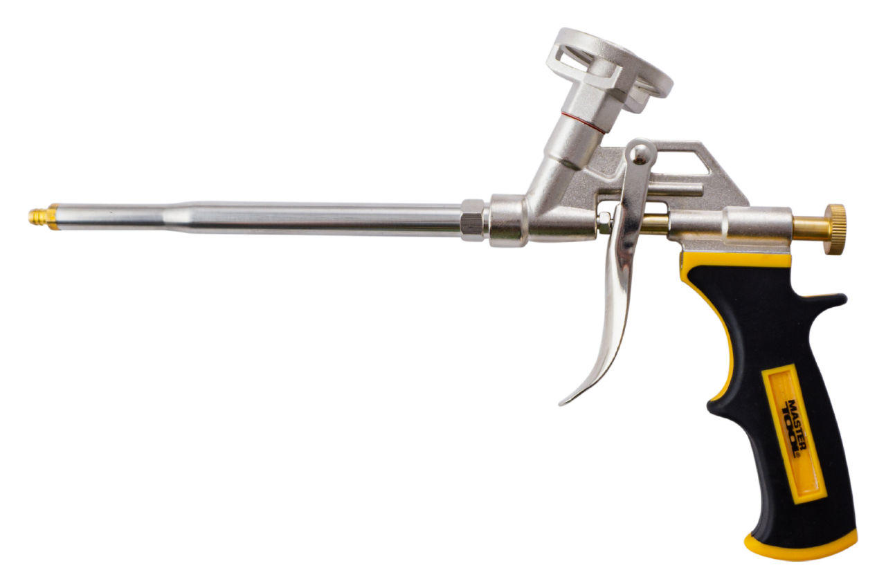 Пистолет для пены Mastertool - 290 мм никель 1
