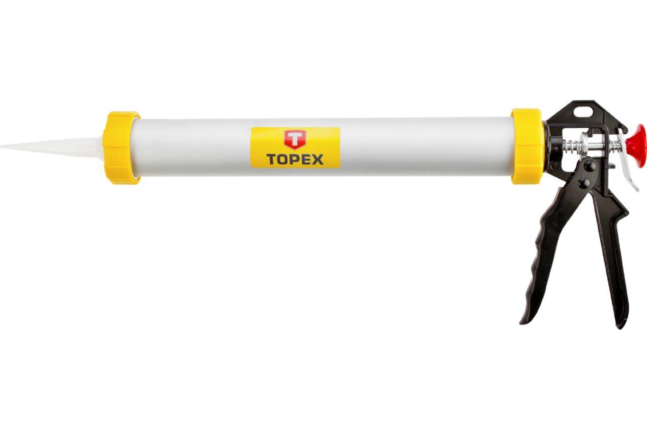 Пистолет для силикона Topex - тубус, 600 мл 1