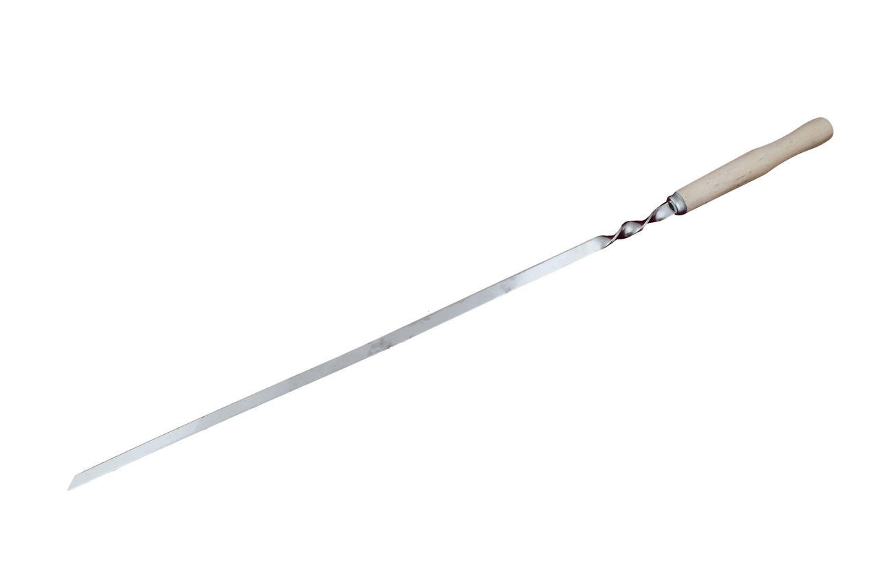 Шампур DV - 580 х 10 мм деревянная ручка 1
