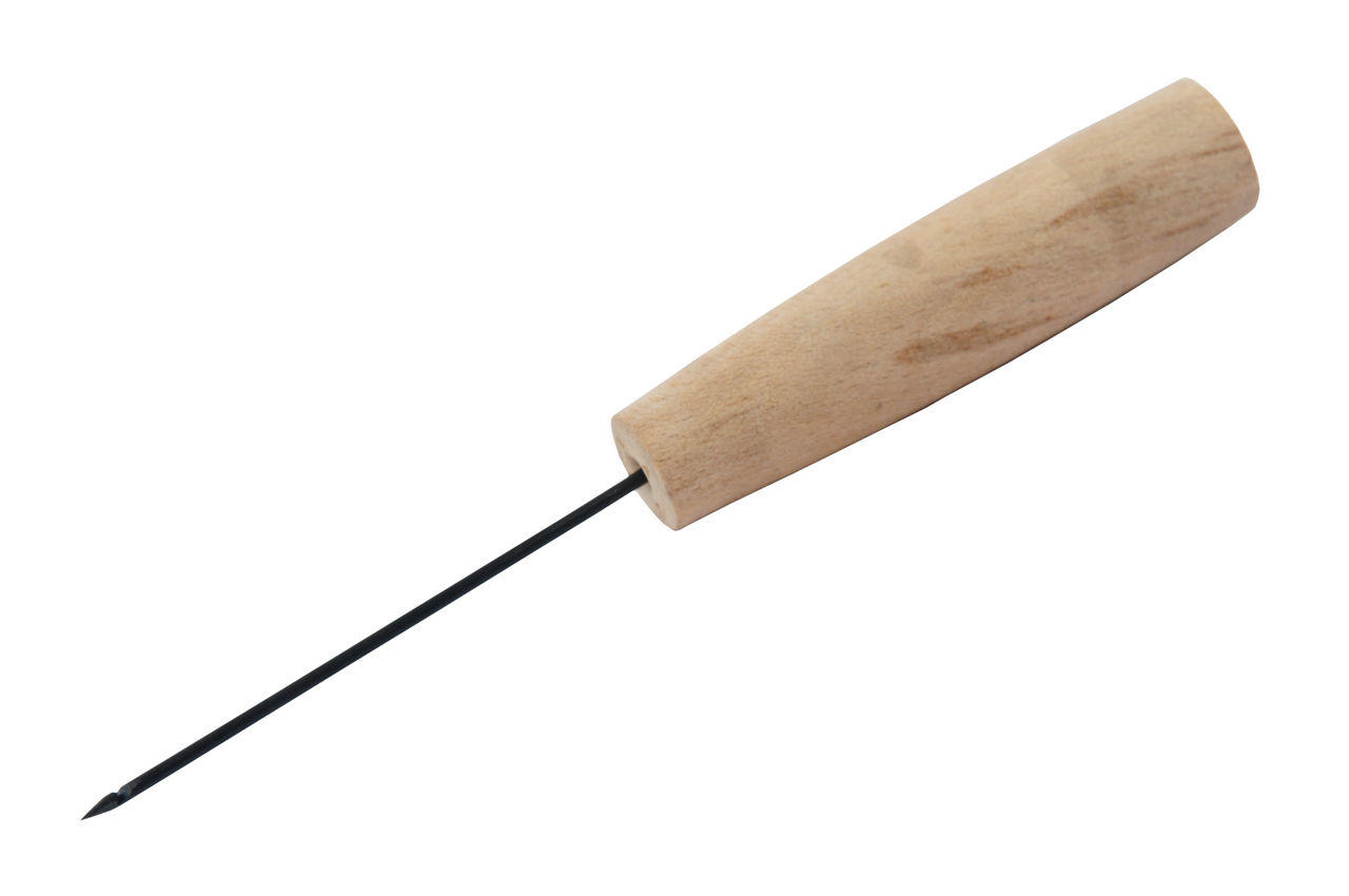 Шило Украина - 1,2 х 170 мм, с крючком, ручка деревянная 1