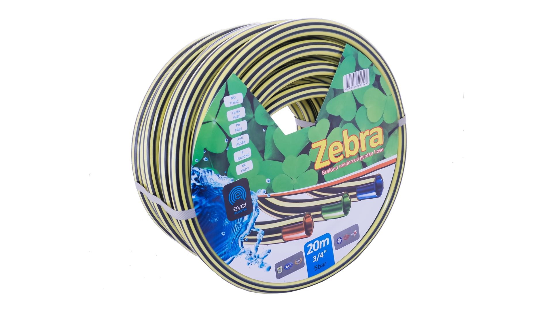 Шланг поливочный Evci Plastik - 3/4 х 20 м Zebra 3