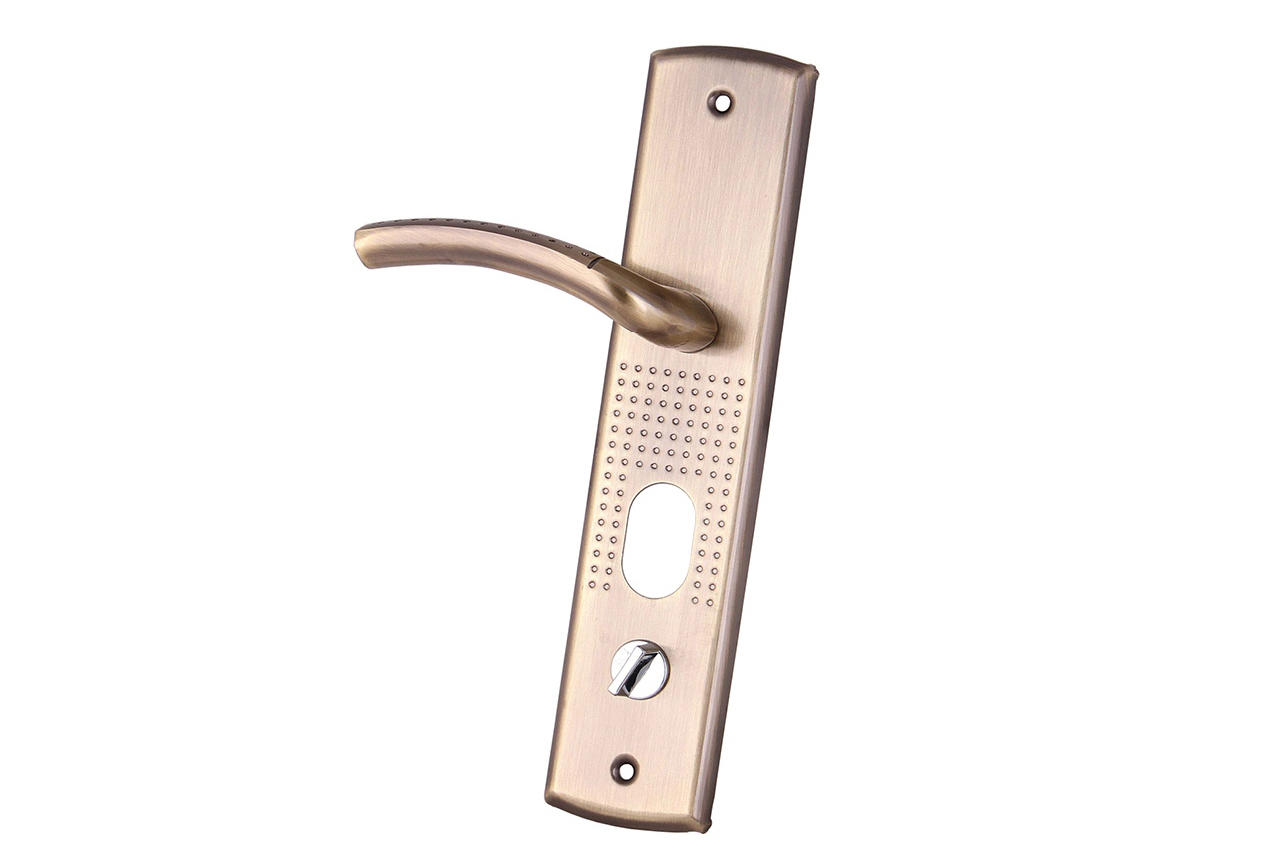 Ручка для металлических дверей FZB - HY-A1809 (1818) АВ (бронза), левая дверь 1