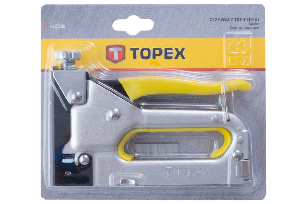 Степлер Topex - 6-14 мм металлический 41E906 5