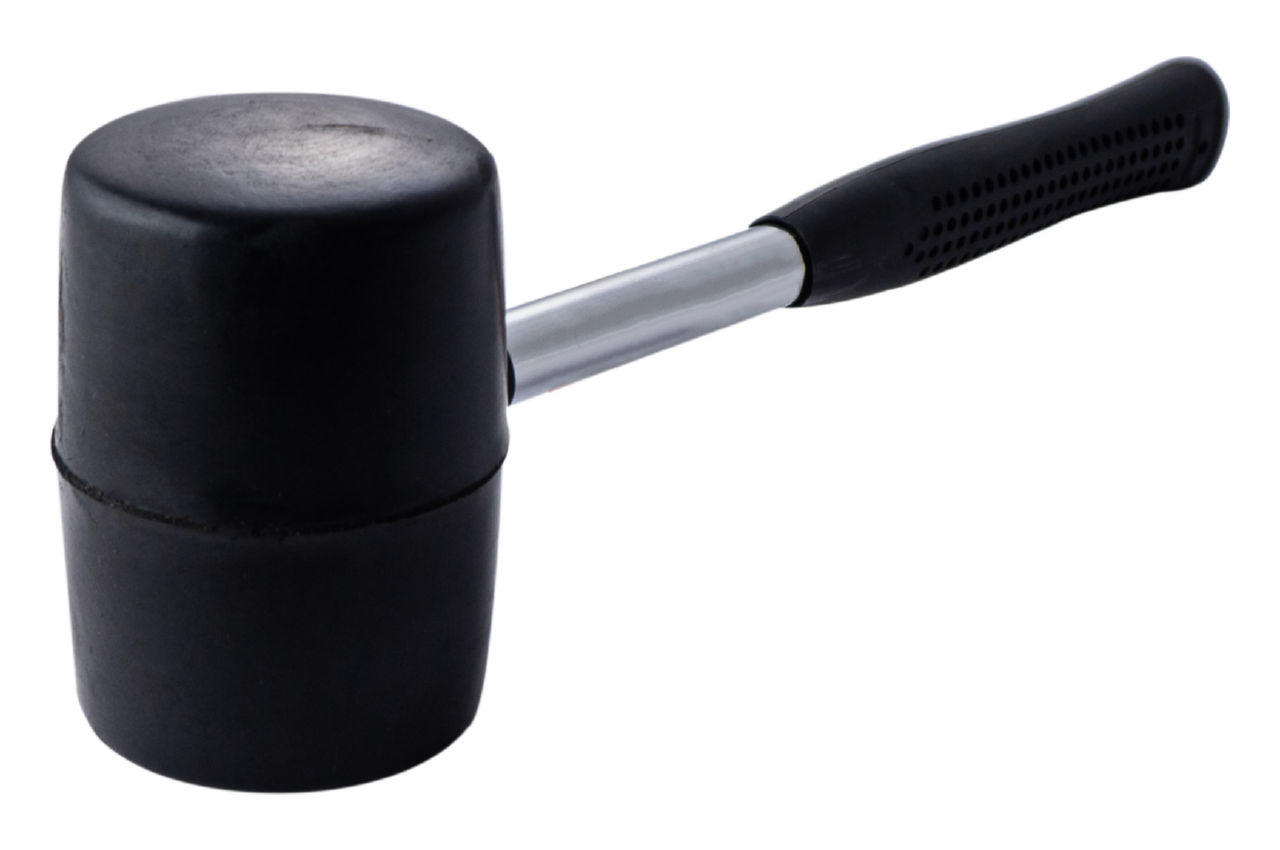Киянка Miol - 900 г х 90 мм черная резина, ручка металл 2