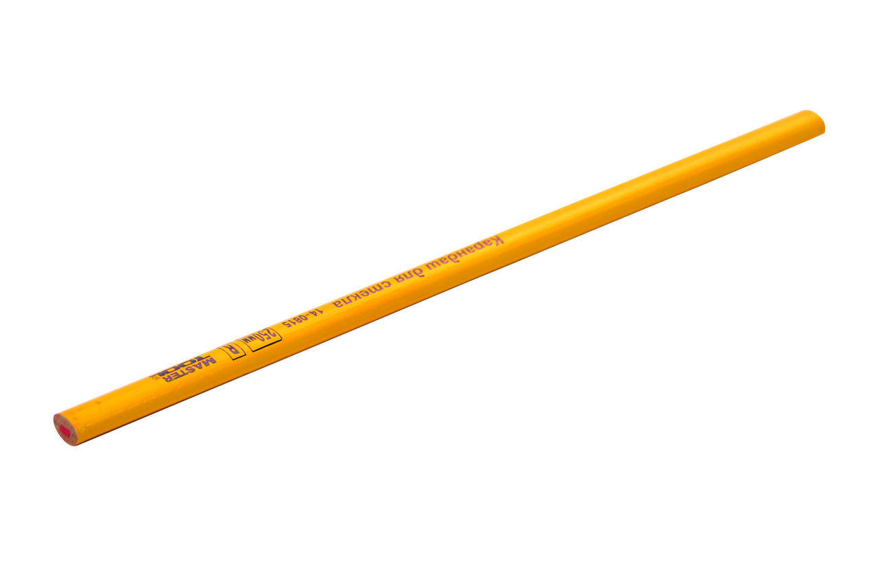 Карандаш Mastertool - по стеклу 250 мм (12 шт.) желтый 2