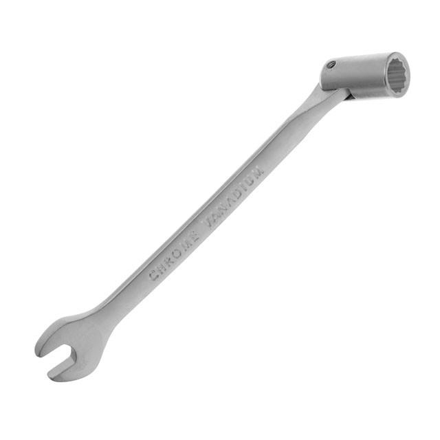 Ключ рожково-накидной Intertool - 12 мм шарнирный 4