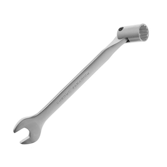 Ключ рожково-накидной Intertool - 16 мм шарнирный 4