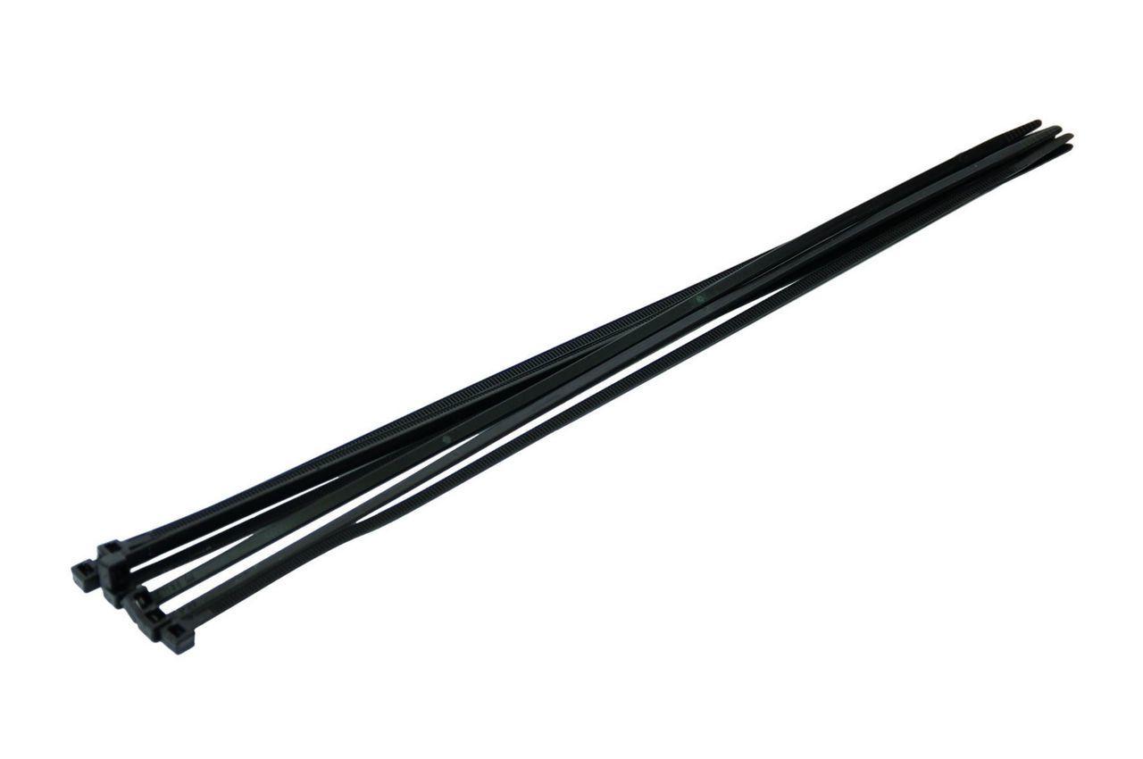 Хомут пластиковый Mastertool - 4,8 х 200 мм черный (100 шт.) 1