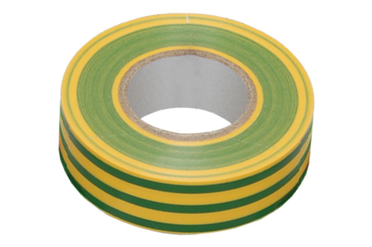 Лента изоляционная Apro - 10 м x 17 x 0,14 мм желто-зеленая 1