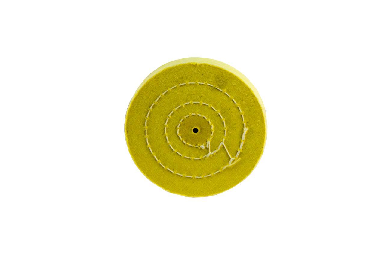 Круг полировальный муслиновый Pilim - 100 мм желтый 2