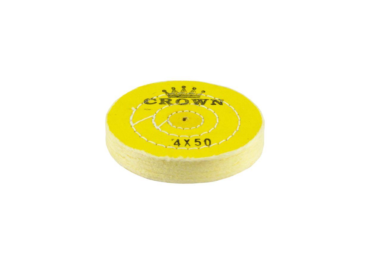 Круг полировальный муслиновый Pilim - 100 мм желтый 3