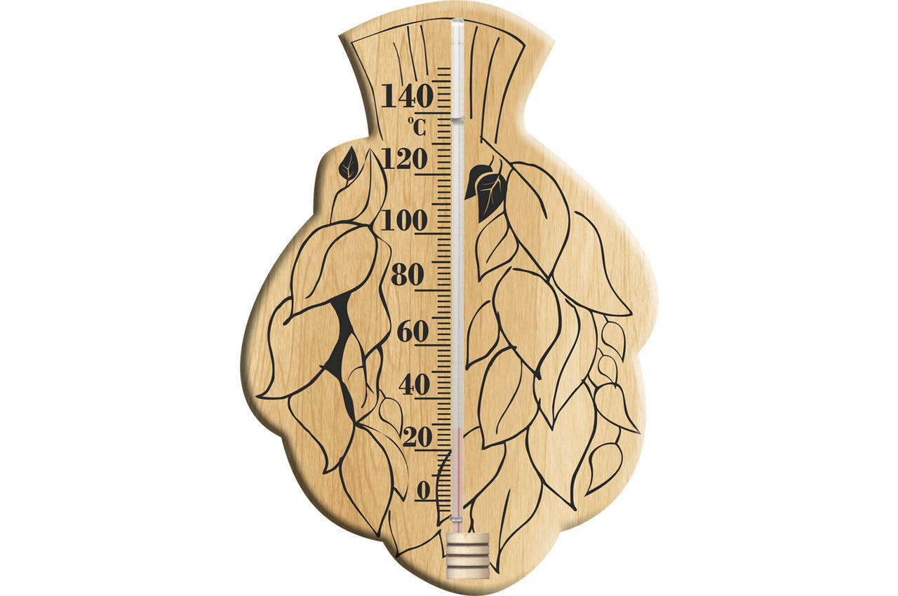 Термометр для сауны Стеклоприбор - (0/+140°C) ТС-6 дуб 1