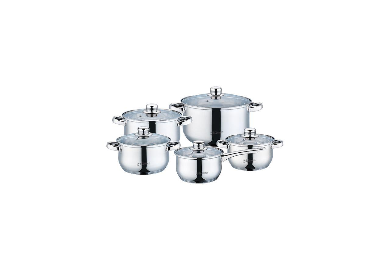 Набор посуды нержавеющий Maestro - 1,5 x 2 x 3 x 5 x 1,5 л (5 шт.) MR-2020-10 1