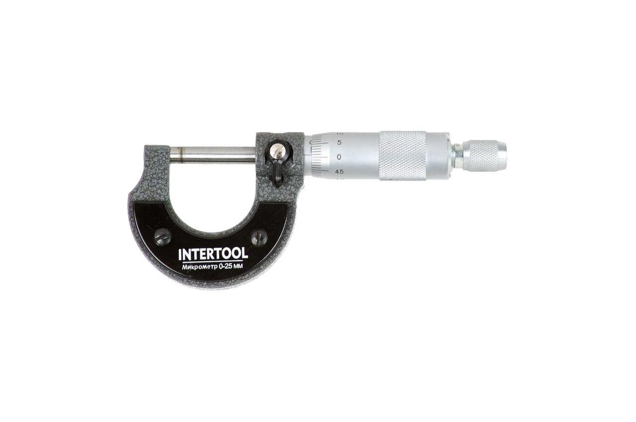 Микрометр Intertool - 0 x 25 мм 0,01 мм 1
