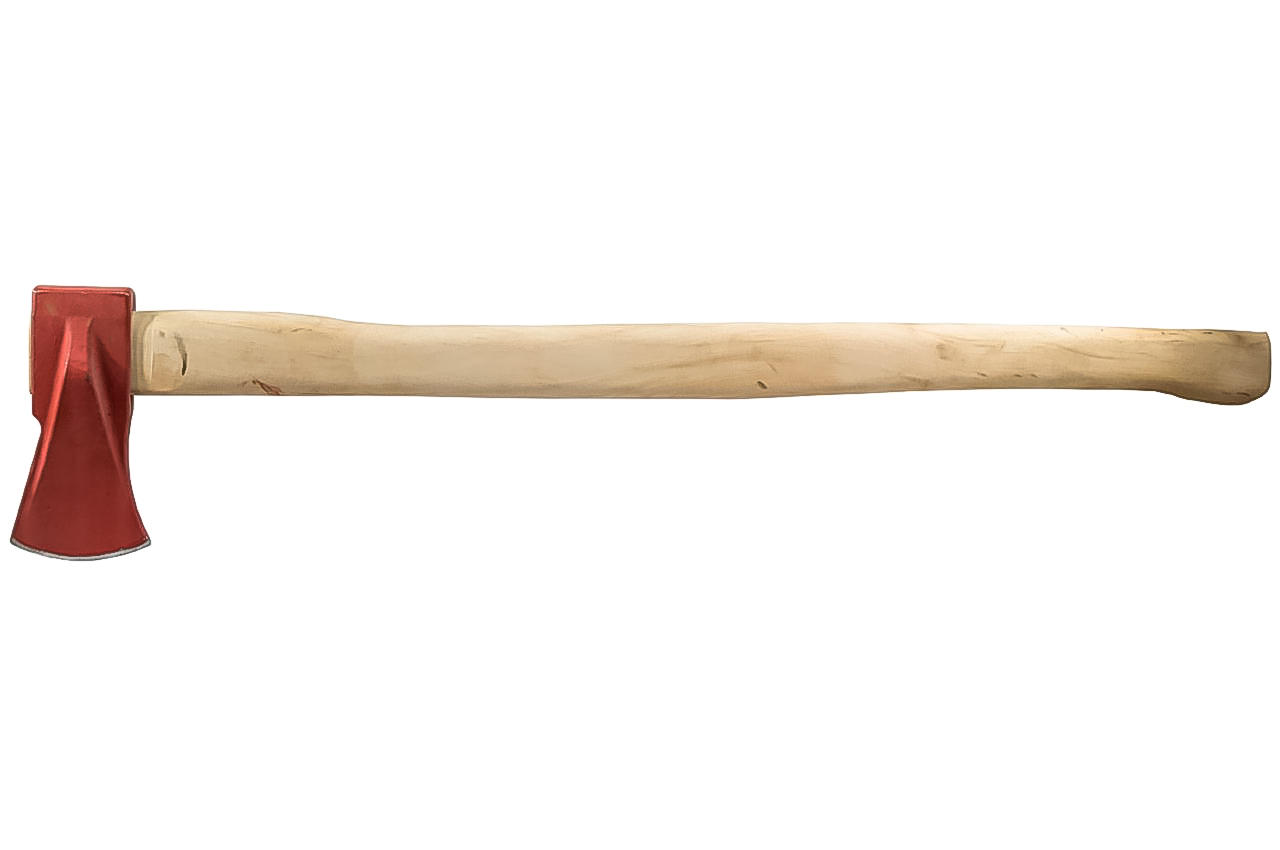 Топор-колун ТМЗ - 4000 г нешлифованый, длинная ручка дерево 1