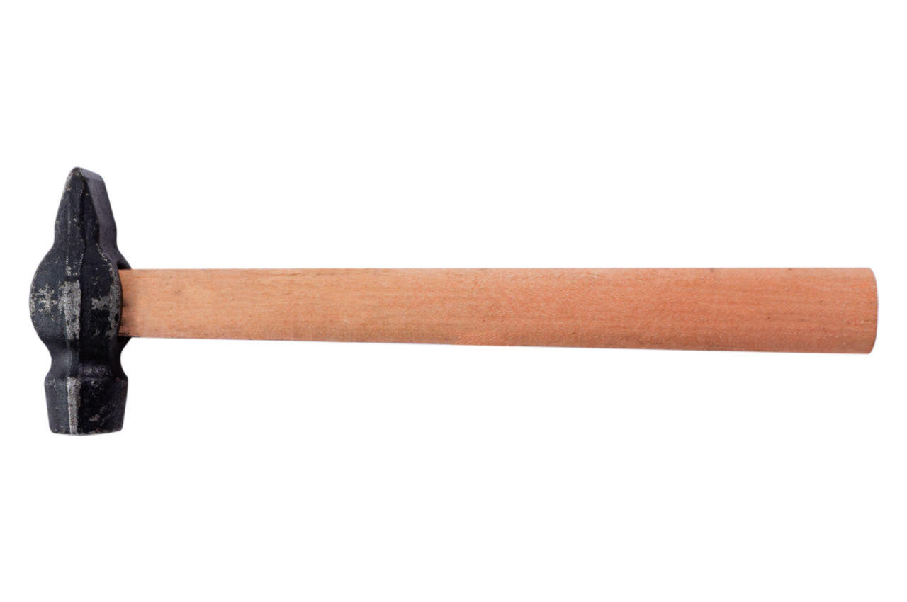 Молоток ТМЗ - 400 г круглый бойок, ручка дерево 1