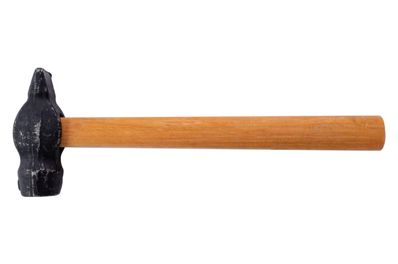 Молоток ТМЗ - 800 г круглый бойок, ручка дерево 1
