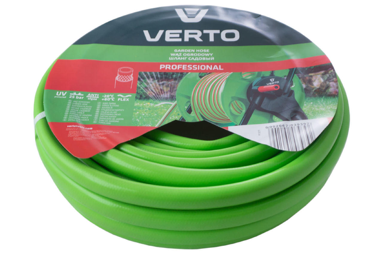 Шланг поливочный Verto - 3/4 x 30 м Pro 3