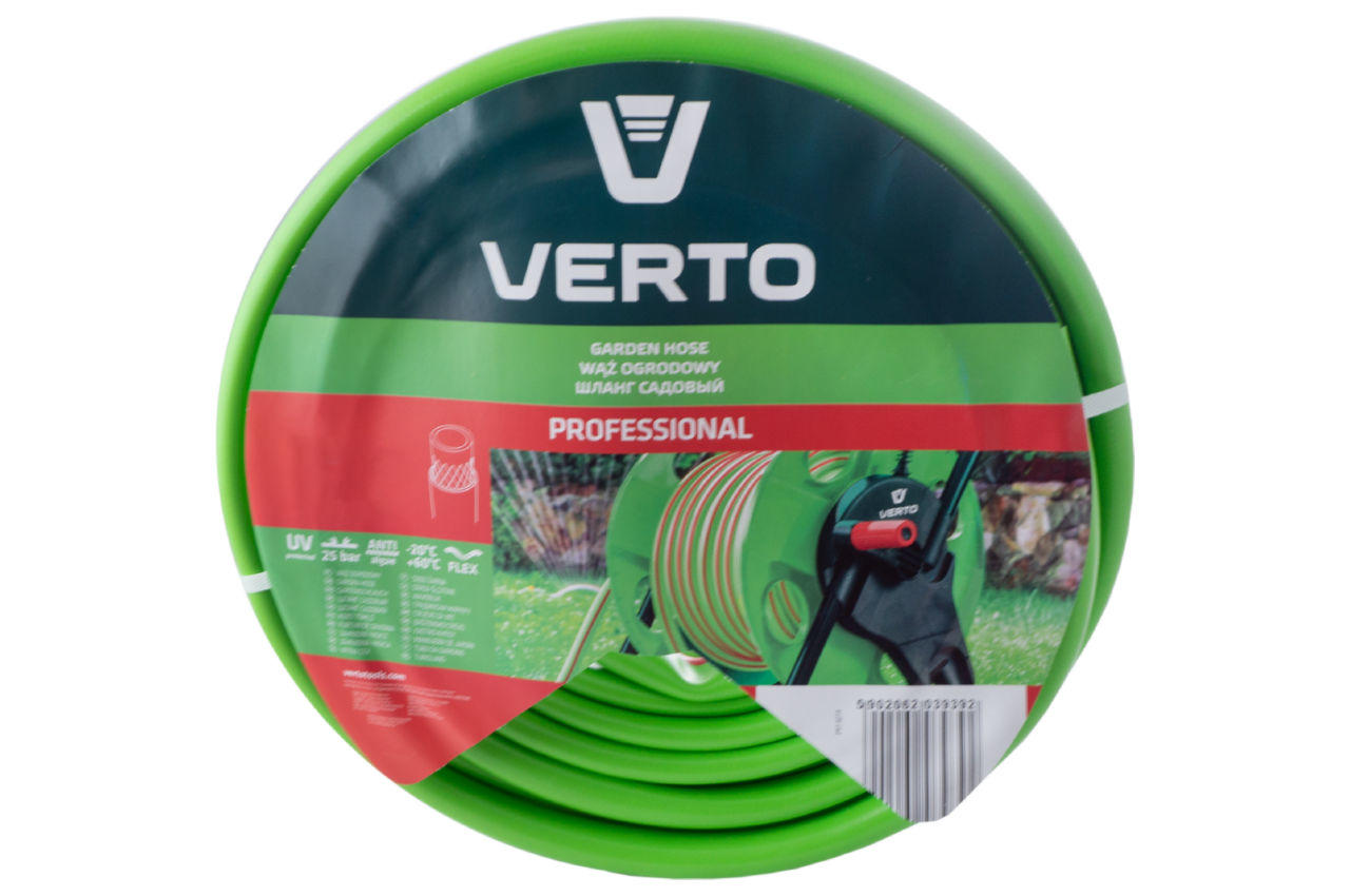 Шланг поливочный Verto - 3/4 x 50 м Pro 2