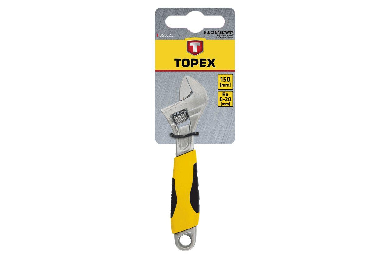 Ключ разводной Topex - 150 мм (0-20 мм) 2