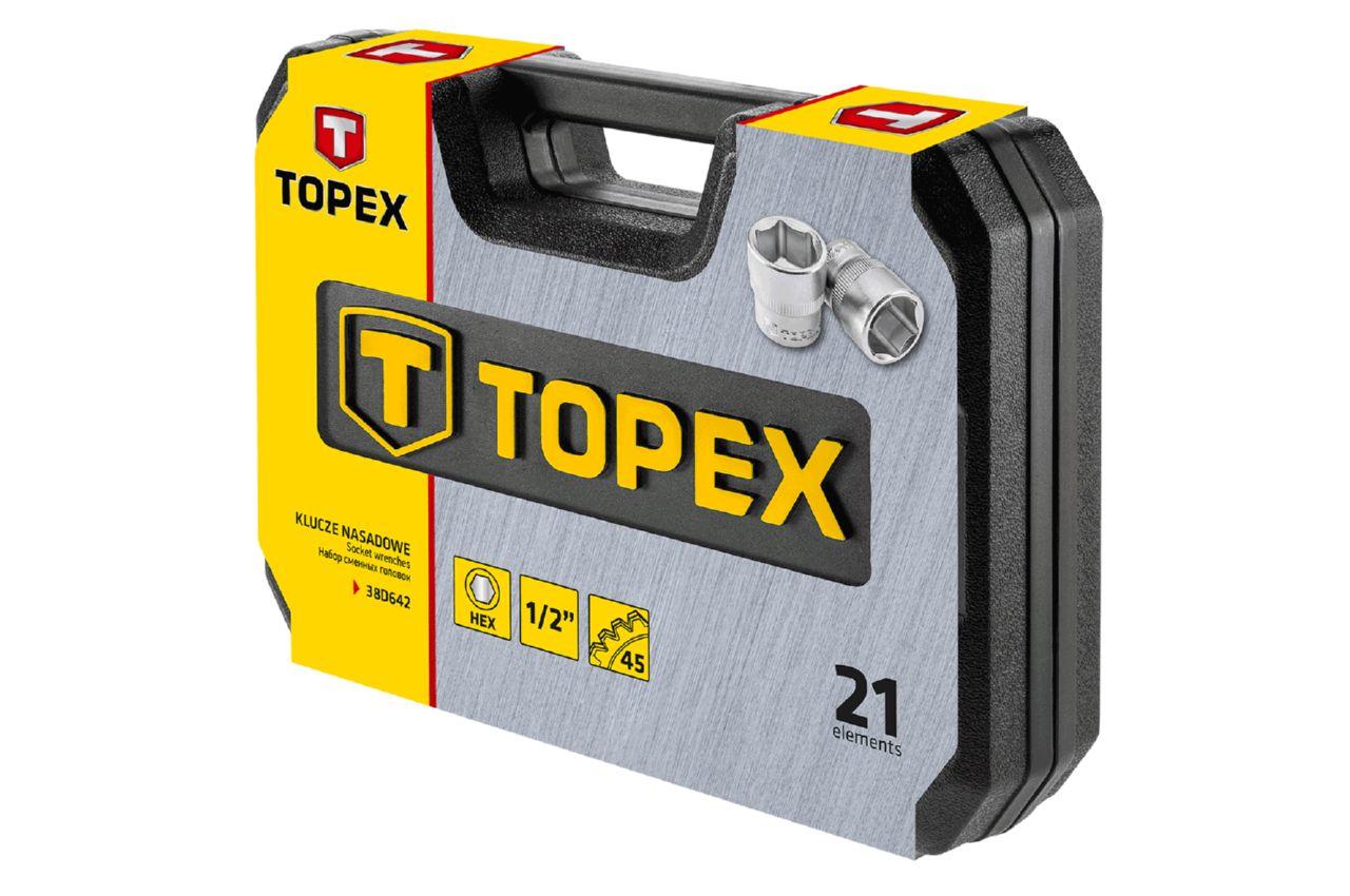 Набор инструмента Topex - 1/2 21 ед. 3