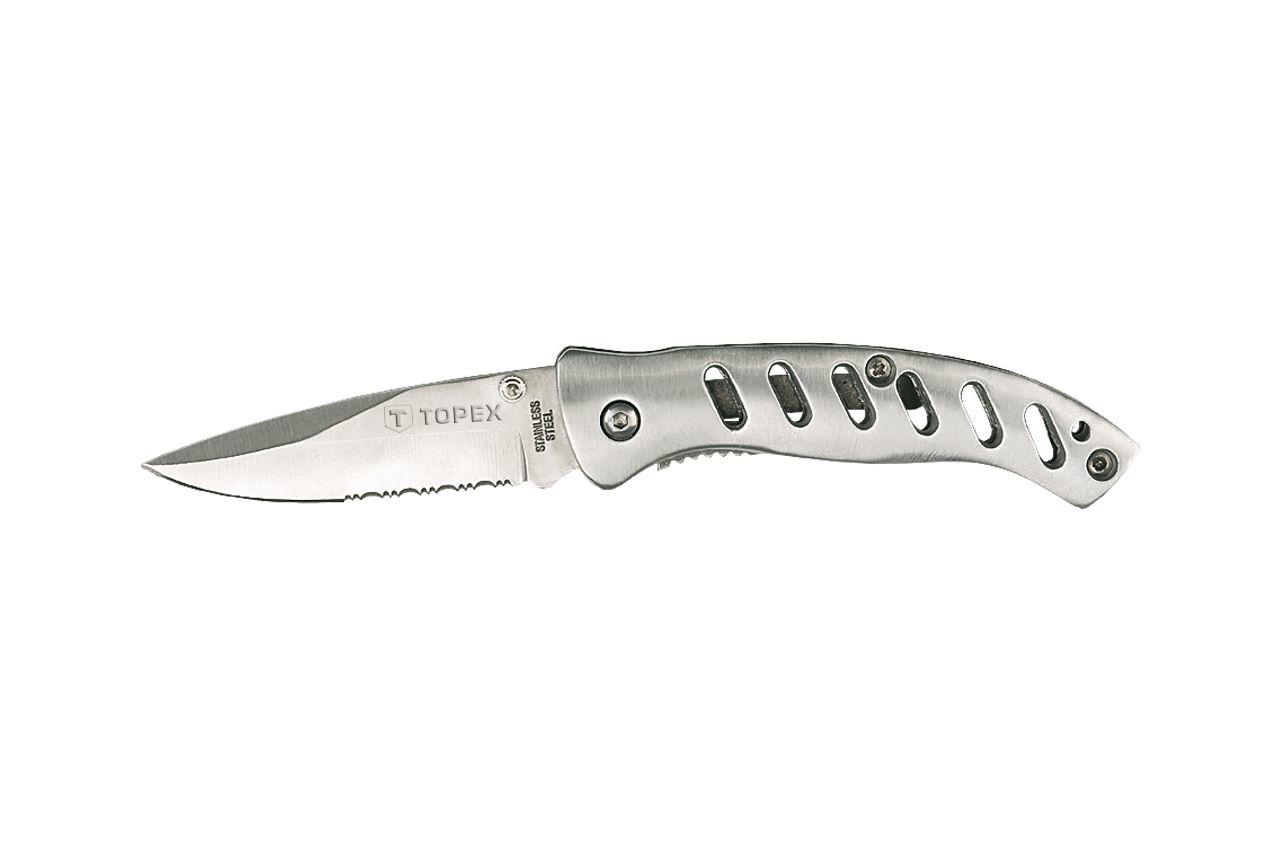 Нож универсальный Topex - 185 мм складной 1